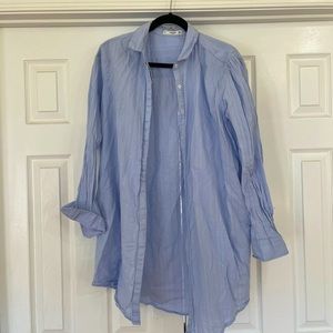Mango L button down tunic